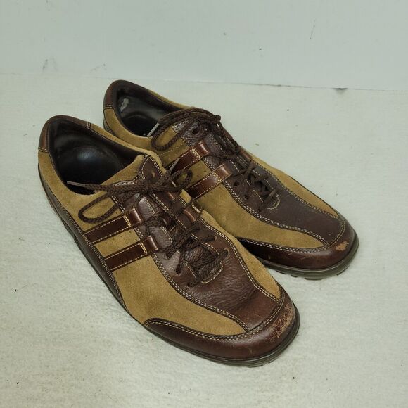 Cole Haan Shoes Size 9M Mens Casual Two Tone Brown Oxford Driving Comfort C03996 - Picture 3 of 16